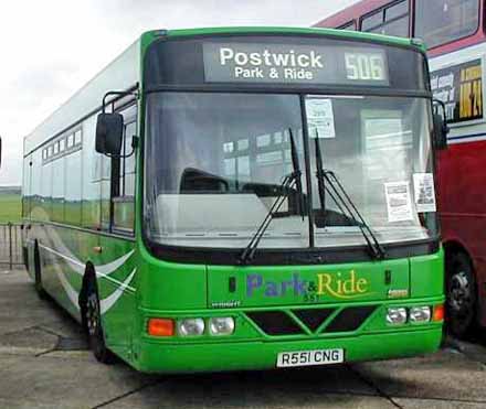 Wright Axcess Ultralow Scania L113CRL Eastern Counties Park & Ride